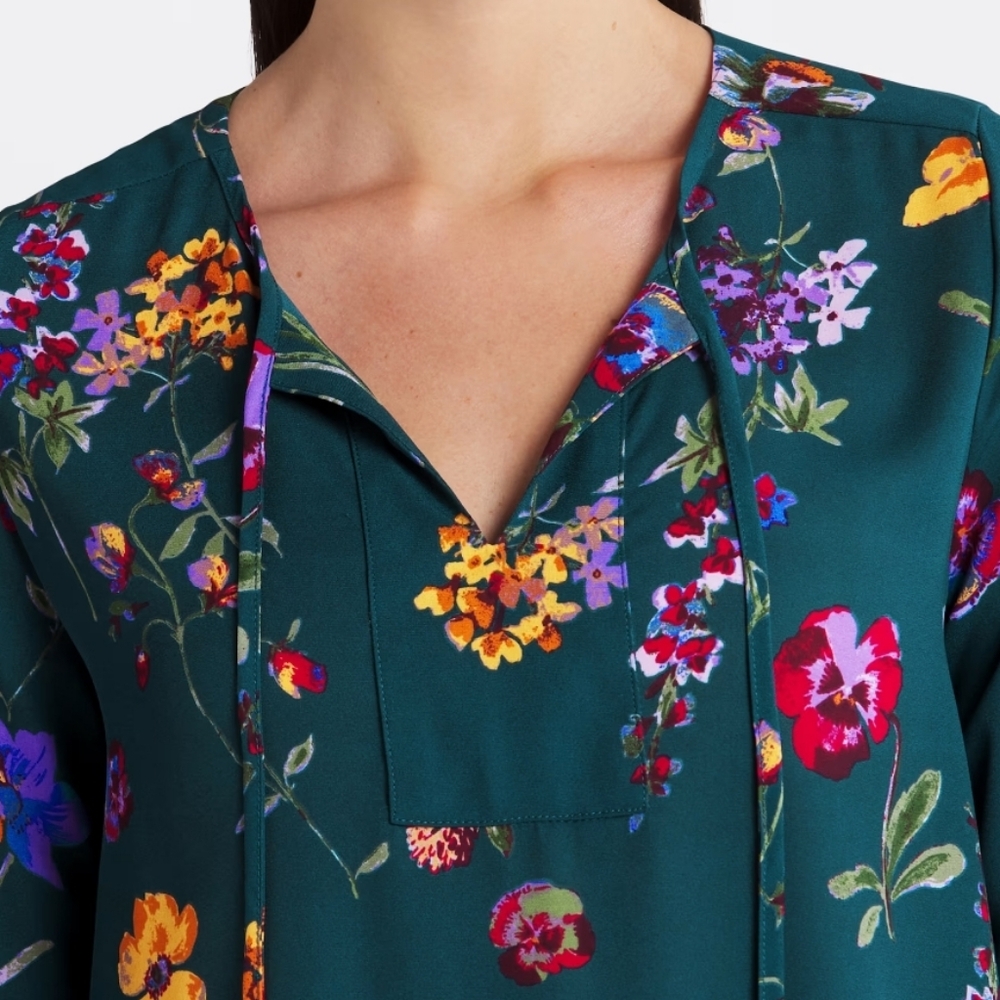 West Kei Multicolor Floral Blouse - Picture 4 of 9